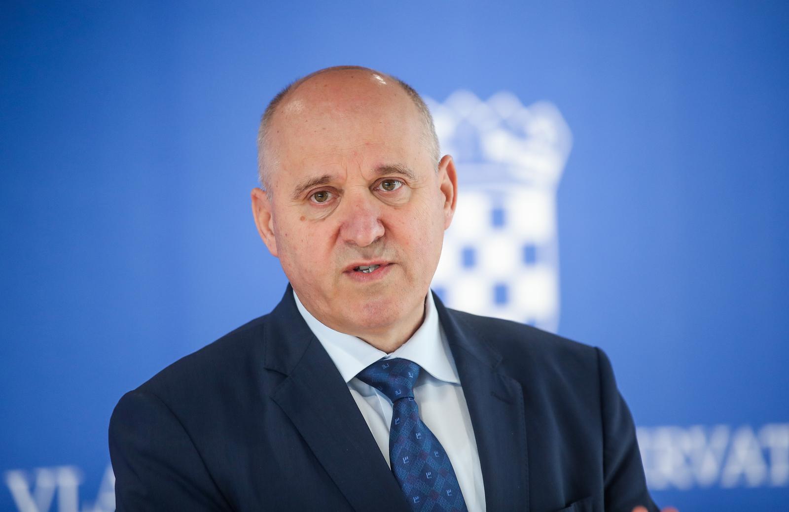 11.03.2024.., Zagreb - Predsjednik Vlade Andrej Plenkovic predsjedao je sjednicom Strucnog savjeta za obnovu. Izjavu je dao ministar graditeljstva Branko Bacic. Photo: Slavko Midzor/PIXSELL
