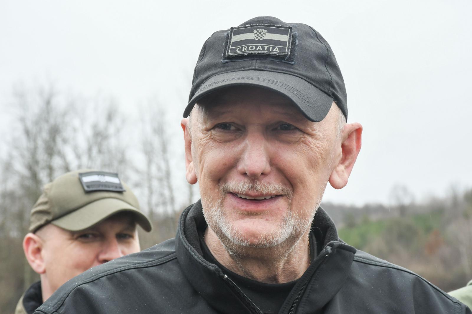 12.03.2024., Glina - Potpredsjednik Vlade i ministar unutarnjih poslova RH dr. sc. Davor Bozinovic u obilasku drzavne granice i policijskih sluzbenika koji rade na zastiti drzavne granice i suzbijanju nezakonitih migracija na podrucju Policijske uprave sisacko-moslavacke. Photo: Nikola Cutuk/PIXSELL