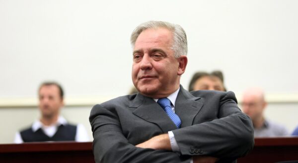 20.11.2012., Zupanijski sud, Zagreb - Ivo Sanader na izricanju nepravomocne presude u predmetima Hypo i INA-MOL.r"nPhoto: Zeljko Lukunic/PIXSELL