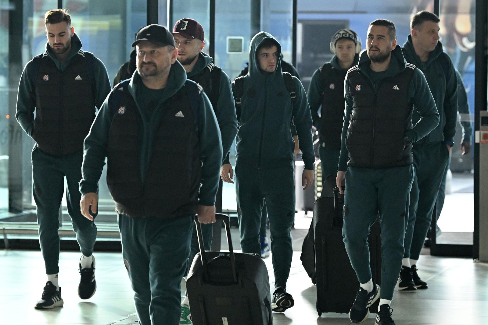 13.03.2024., Zagreb - Igraci Dinama otputovali su u Grcku na uzvratni susret 1/8 finala UEFA Konferencijske lige s PAOK-om. Martin Baturina. Photo: Marko Lukunic/PIXSELL