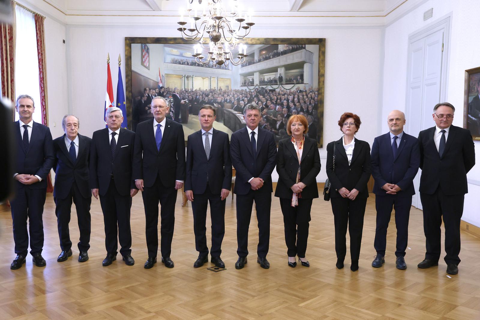 13.03.2024., Zagreb - Novi Glavni drzavni odvjetnik Ivan Turudic prisegnuo je danas pred predsjednikom Sabora Gordanom Jandrokovicem. Photo: Patrik Macek/PIXSELL