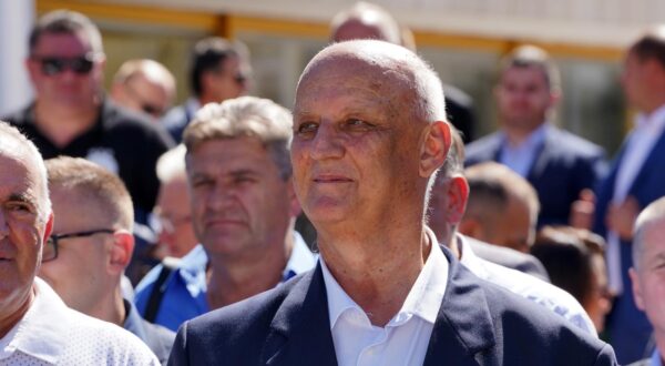 13.09.2022., Jajce, Bosna i Hercegovina - Obiljezavanje 27. obljetnice VRO "Maestral" i oslobodjenja Jajca. Ljubo Cesic Rojs  Photo: Dejan Rakita/PIXSELL