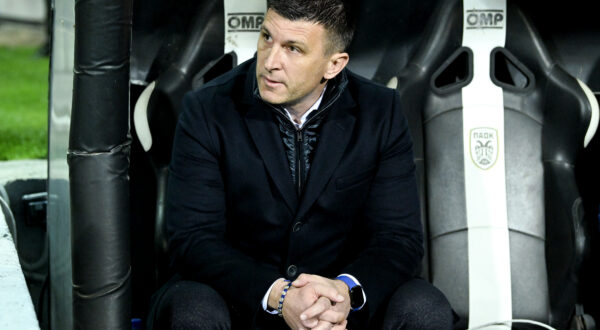 14.03.2024.,Toumba Stadion, Solun - Uzvratna utakmica 1/8 finala UEFA konferencijske lige, GNK Dinamo - PAOK. Photo: Marko Lukunic/PIXSELL