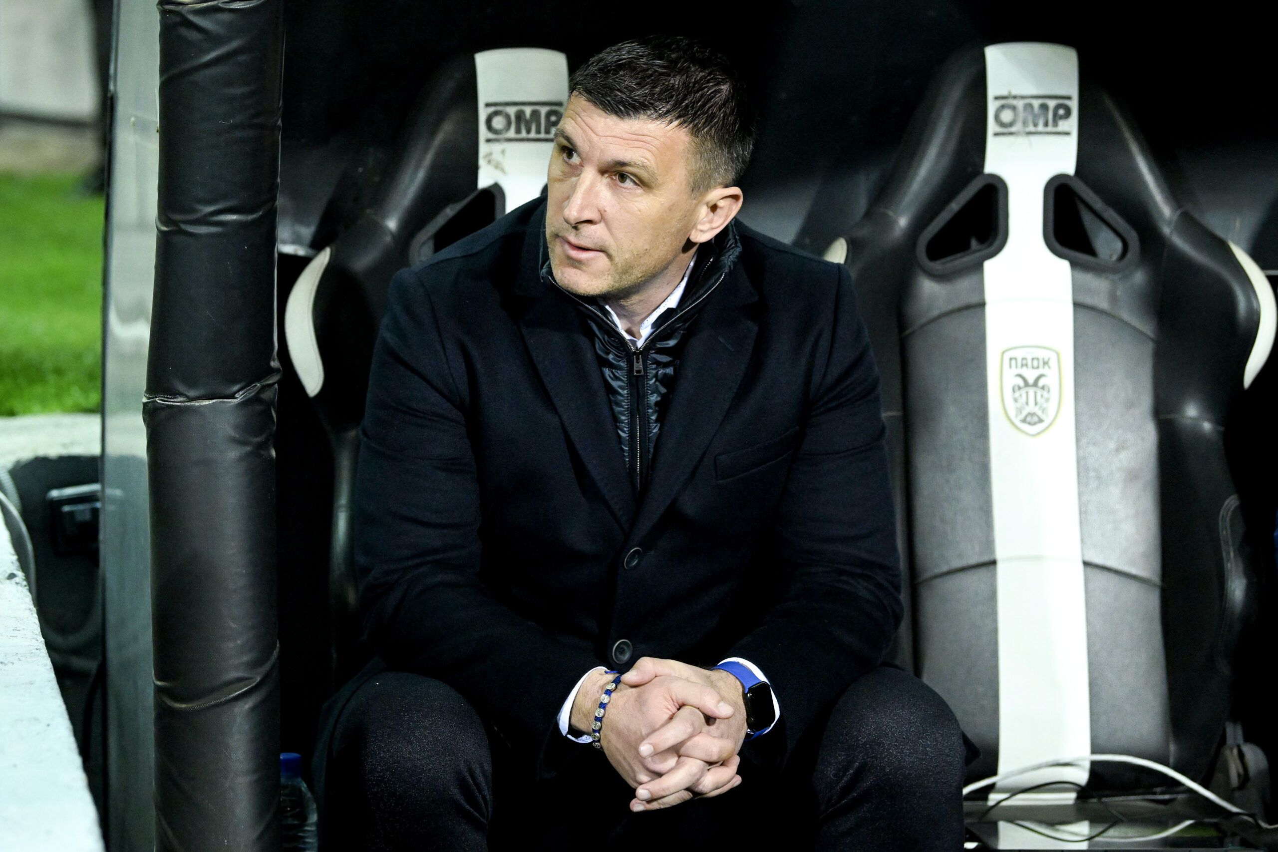 14.03.2024.,Toumba Stadion, Solun - Uzvratna utakmica 1/8 finala UEFA konferencijske lige, GNK Dinamo - PAOK. Photo: Marko Lukunic/PIXSELL