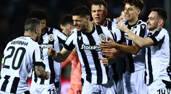 14.03.2024.,Toumba Stadion, Solun - Uzvratna utakmica 1/8 finala UEFA konferencijske lige, GNK Dinamo - PAOK.  Photo: RAFAEL GEORGIADIS / EUROKINISSI/Pixsell/PIXSELL