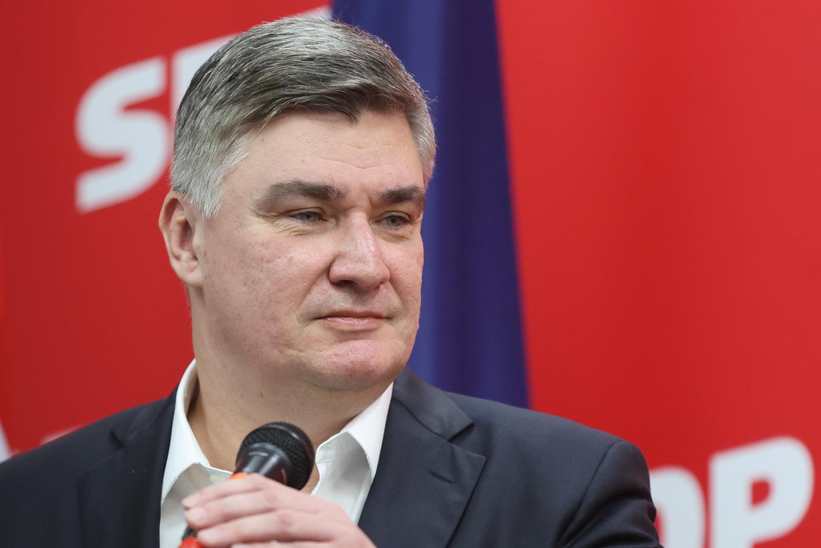 16.03.2024., Zagreb - U sredisnjici SDP-a odrzana je sjednica Glavnog odbora SDP-a na kojoj su se obratili Predja Grbin i predsjednik Zoran Milanovic. Photo: Sanjin Strukic/PIXSELL