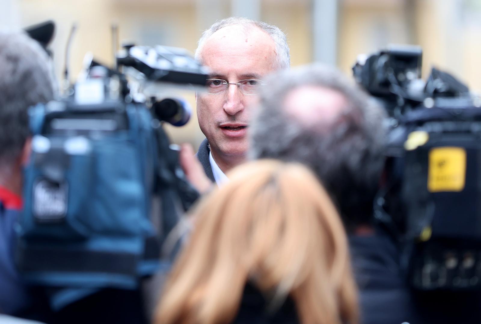 16.03.2024., Zagreb - U sredisnjici SDP-a odrzana je sjednica Glavnog odbora SDP-a na kojoj su se obratili Predja Grbin i predsjednik Zoran Milanovic. Photo: Sanjin Strukic/PIXSELL