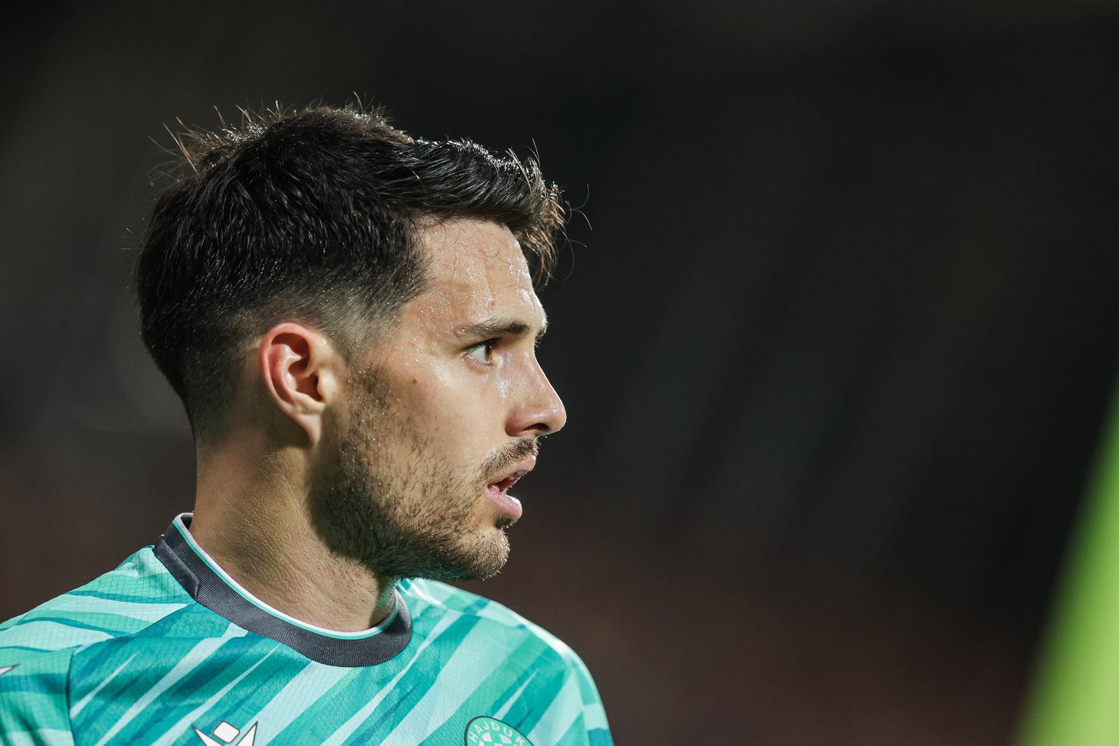 17.02.2024., Zagreb - stadion Kranjceviceva, Zagreb - SuperSport HNL, 23. kolo, NK Rudes - HNK Hajduk. Josip Brekalo Photo: Luka Stanzl/PIXSELL