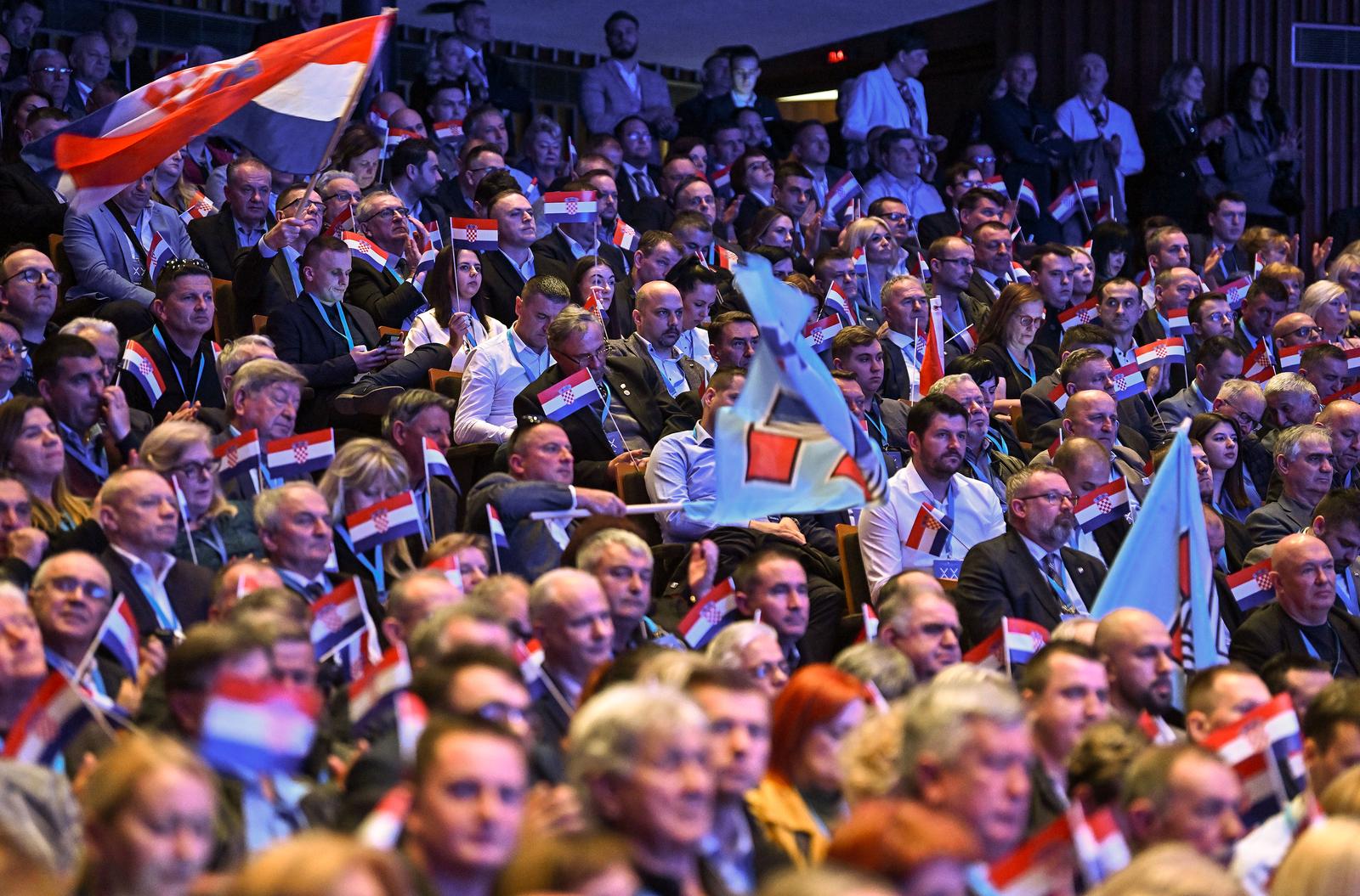 17.03.2024. Zagreb - XX. opci sabor Hrvatske demokratske zajednice u Lisinskom. Photo: Neva Zganec/PIXSELL
