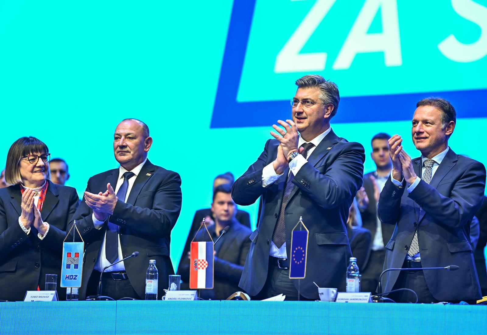 17.03.2024. Zagreb - XX. opci sabor Hrvatske demokratske zajednice u Lisinskom. Photo: Neva Zganec/PIXSELL