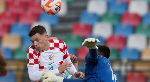 17.10.2023., Stadion Velika Gorica, Velika Gorica - Kvalifikacije za U-21 UEFA Euro 2025, skupina G, Hrvatska - Bjelorusija. Photo: Goran Stanzl/PIXSELL