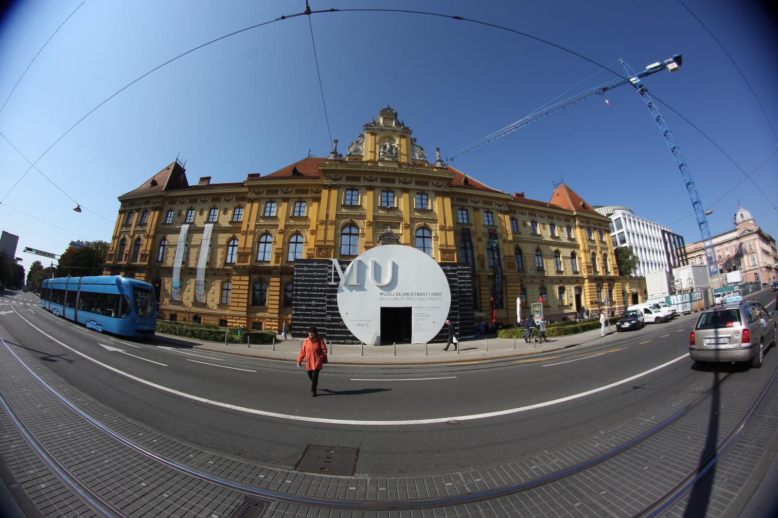 03.10..2013. Zagreb - Masonska obiljezja na poznatim mjestima i zgradama u Zagrebu. Muzej za umjetnost i obrt na Trgu marsala Tita."nPhoto: Boris Scitar/Vecernji list/PIXSELL