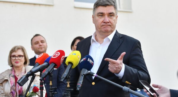 19.03.2024., Ludbreg - Predsjednik RH Zoran Milanovic dao je izjavu medijima nakon svecane sjednice Gradskom vijeca Grada Ludbrega. Photo: Vjeran Zganec Rogulja/PIXSELL
