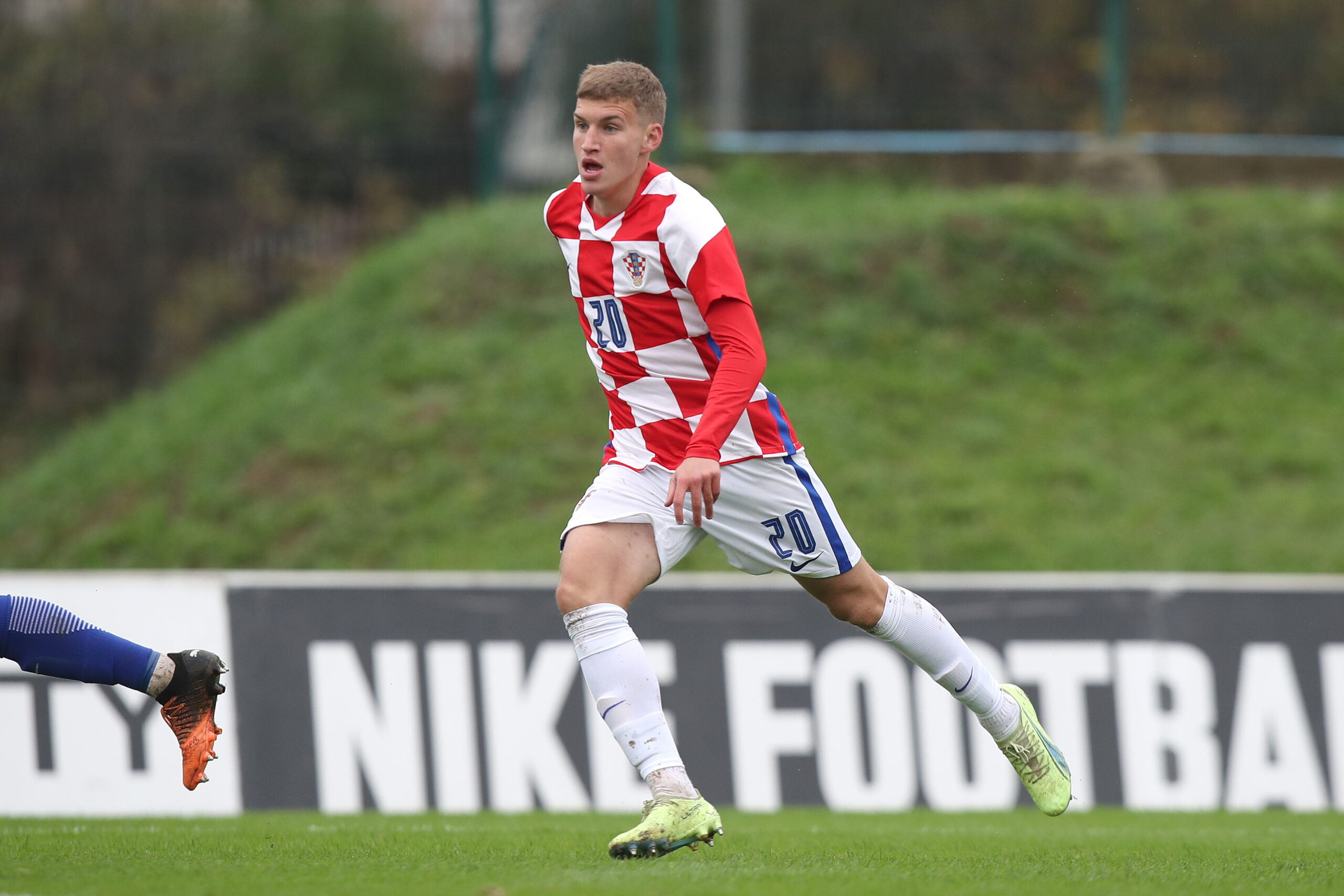 19.11.2022., sportski centar Rudes, Zagreb - Kvalifikacijski turnir za odlazak na EP 2023 U-19, Hrvatska - Finska. Roko Brajkovic Photo: Luka Stanzl/PIXSELL