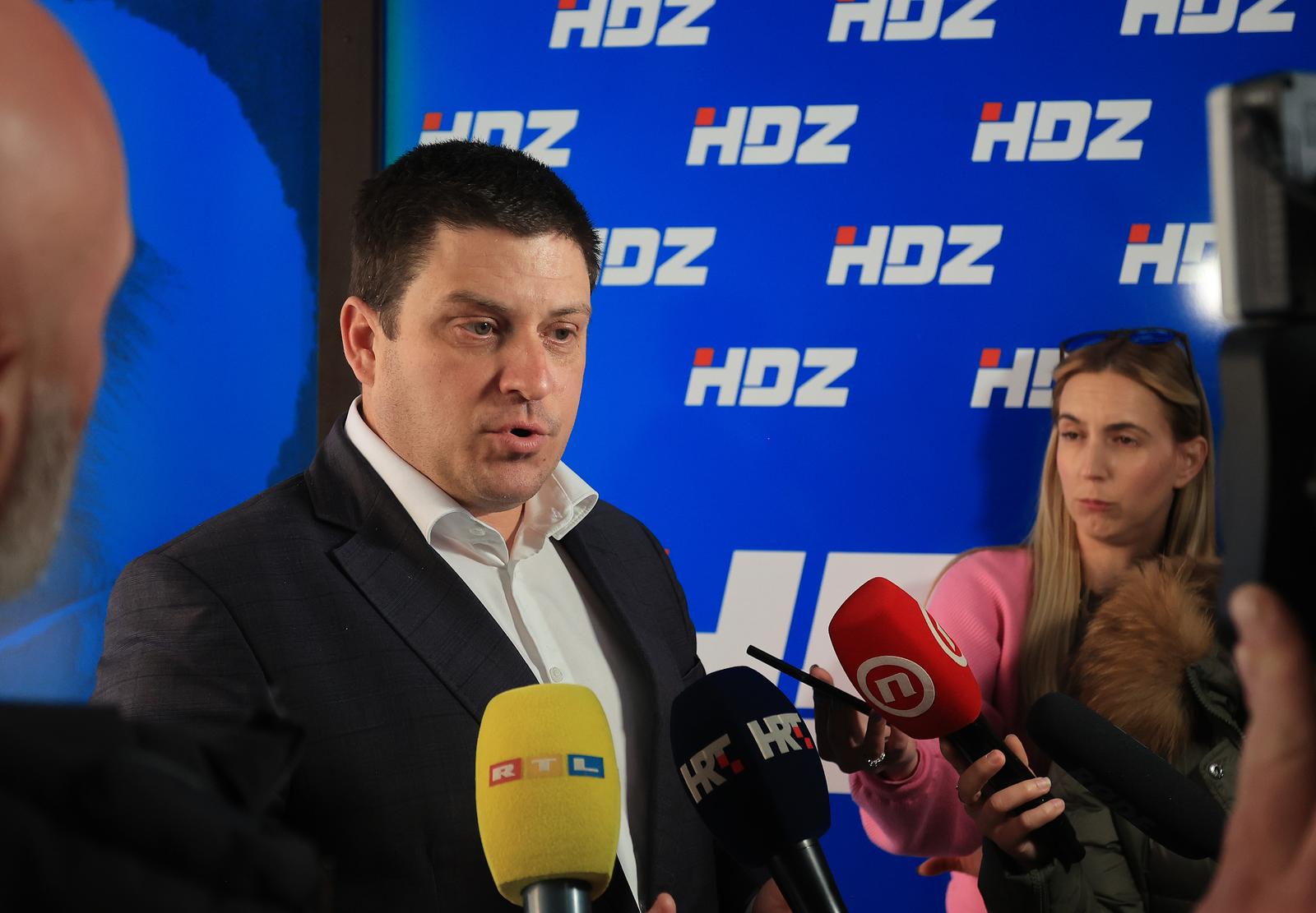 20.03.2024., Zagreb - Dolazak na sjednicu sireg Predsjednistva HDZ-a. Photo: Marko Prpic/PIXSELL