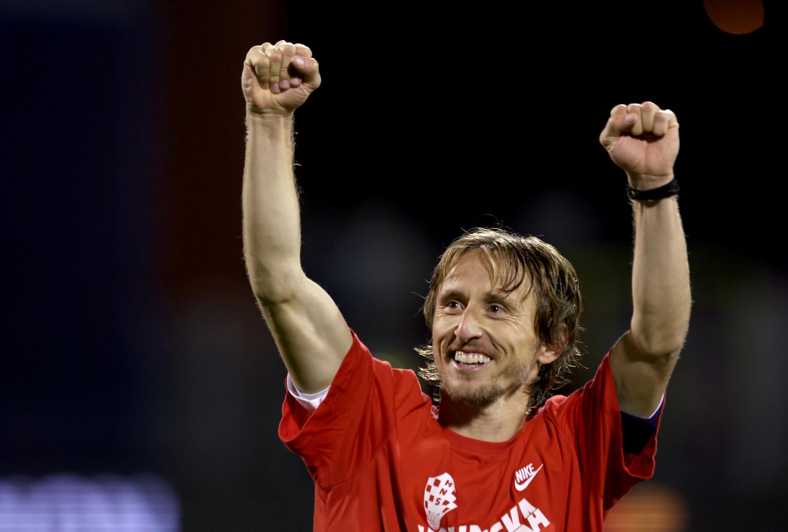 21.11.2023., stadion Maksimir, Zagreb - Kvalifikacije za UEFA Euro 2024, skupina D, Hrvatska - Armenija. Luka Modric Photo: Goran Stanzl/PIXSELL