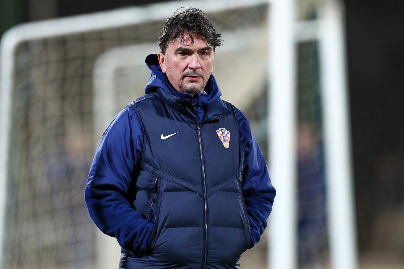 22.03.2024., Kairo - Trening Hrvatske nogometne reprezentacije u Kairu uoci medjunarodnog ACUD Cupa. Zlatko Dalic Photo: Matija Habljak/PIXSELL