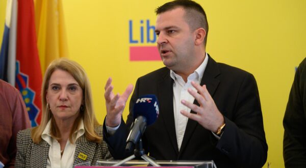 23.03.2024., Zagreb - U sredisnjici HSLS-a odrzana je konferencija za medije HSLS-a o odluci izlaska na izbore. Dario Hrebak. Photo: Davor Puklavec/PIXSELL