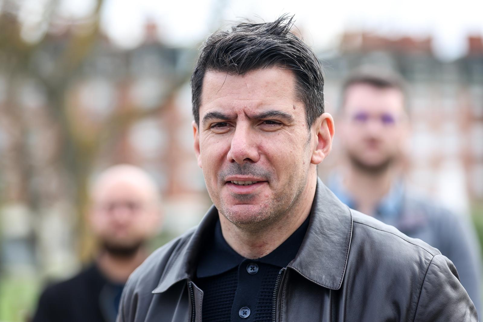 23.03.2024., Velika Gorica - Kandidat Mosta za predsjednika Vlade Nikola Grmoja odrzao je konferenciju za novinare na kojoj je govorio o prijedlozima za poboljsanje zivotnog standarda gradjana. Photo: Igor Kralj/PIXSELL