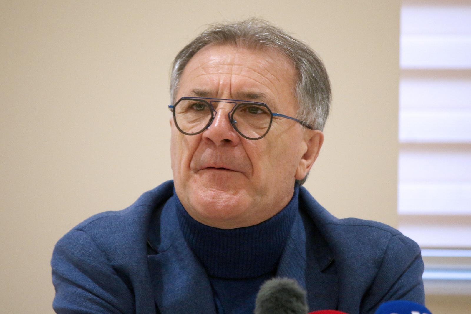 23.12.2022., Mostar, Bosna i Hercegovina - Zdravko Mamic odrzao je konferenciju za medije na temu Dinama. Photo: Matko Begovic/PIXSELL