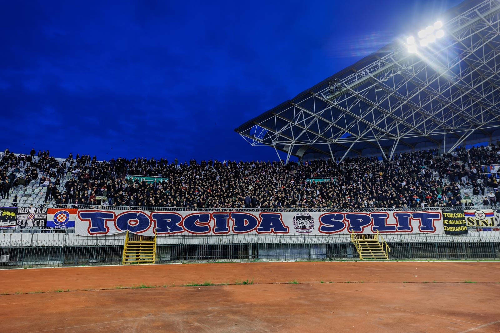 27.02.2024., Split. Stadion Poljud susret izmedju Hajduka i Varazdina. Photo: Zvonimir Barisin/PIXSELL