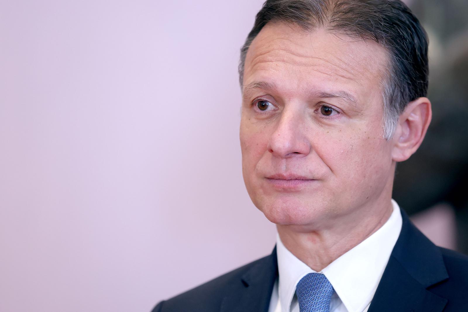 27.03.2024., Zagreb -Na konferenciji za medije odrzanoj uc Saboru Gordan Jandrokovic je govorio o aktualnim temema. Photo: Patrik Macek/PIXSELL