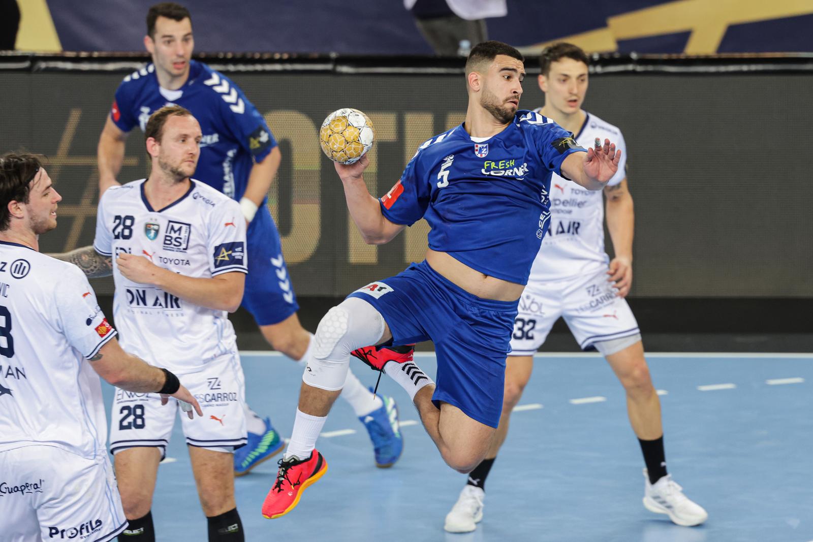 27.03.2024., Arena Zagreb, Zagreb - Machineseeker EHF Liga prvaka, osmina finala, RK PPD Zagreb - Montpellier HB. Milos Kos Photo: Luka stanzl/PIXSELL