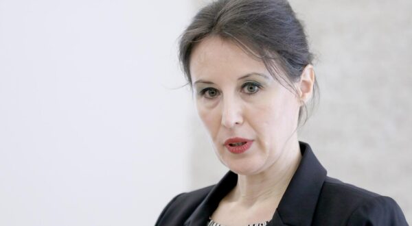 27.09.2023., Zagreb - Na konferenciji za medije odrzanoj u Saboru o radu Drzavnog odvjetnistva govorila je Dalija Oreskovic. Photo: Patrik Macek/PIXSELL