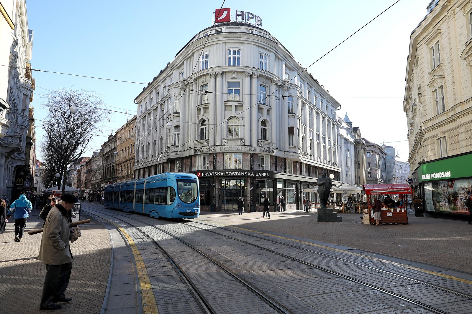 27.11.2017., Zagreb- Zgrada Hrvatske postanske banke u Juriscevoj ulici."nPhoto: Patrik Macek/PIXSELL