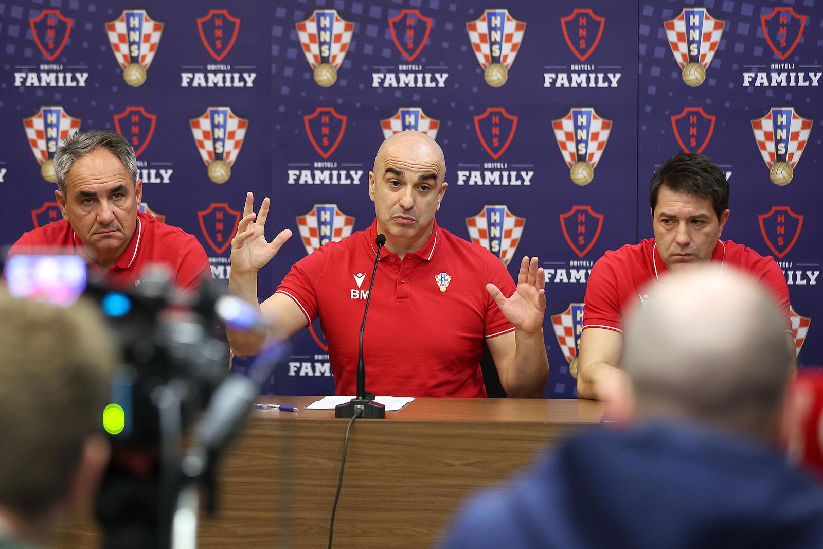 28.02.2024., Zagreb - Konferencija za medije na kojoj je ispred Komisije nogometnih sudaca HNS-a govorio predsjednik Komisije Bruno Maric povodom objave audio snimki komunikacije izmedju VAR sobe i glavnog suca na utakmici NK Varazdin - HNK Hajduk.  Photo: Goran Stanzl/PIXSELL