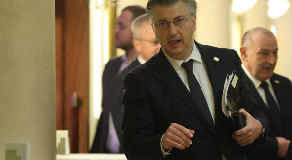 28.03.2024., Zagreb - U hotelu Westin odrzana je sjednica Predsjednistva HDZ-a. Andrej Plenkovic Photo: Sanjin Strukic/PIXSELL
