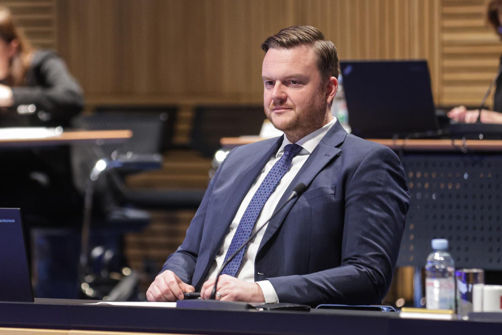 29.02.2024., Zagreb - 289. sjednica Vlade u Nacionalnoj i sveucilisnoj knjiznici. ministar financija Marko Primorac Photo: Luka Stanzl/PIXSELL