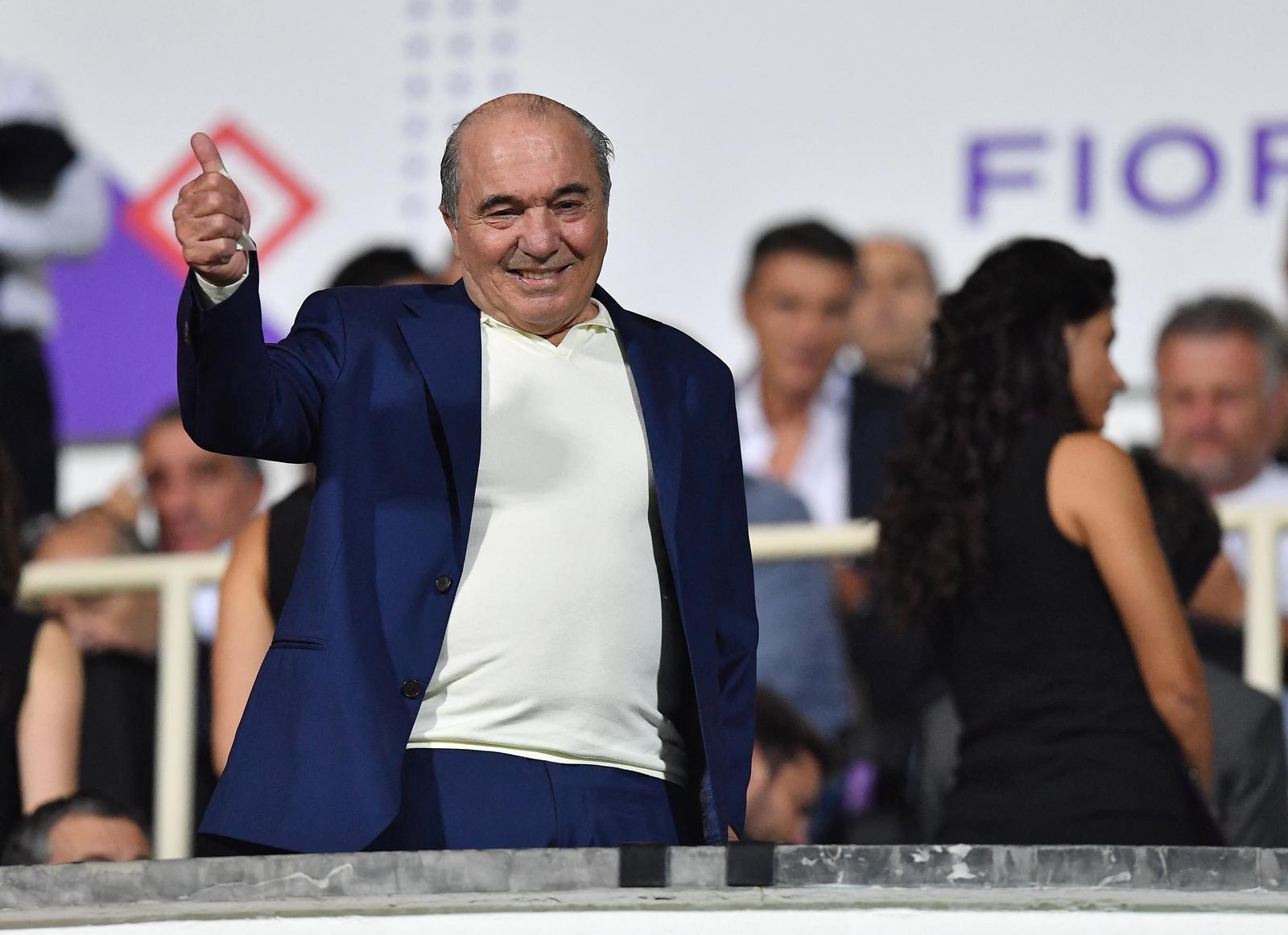 Soccer Football - Europa Conference League - Group F - Fiorentina v Ferencvaros - Stadio Artemio Franchi, Florence, Italy - October 5, 2023  Fiorentina owner Rocco B. Commisso is seen before the match REUTERS/Jennifer Lorenzini Photo: JENNIFER LORENZINI/REUTERS