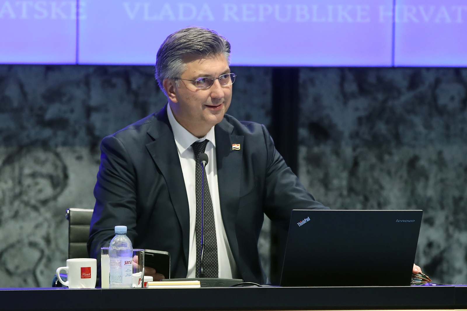 Zagreb, 28.03.2024. - Započela je 296. sjednica Vlade RH. Na fotografiji Andrej Plenković. foto HINA /Zvonimir KUHTIĆ/ kuzo