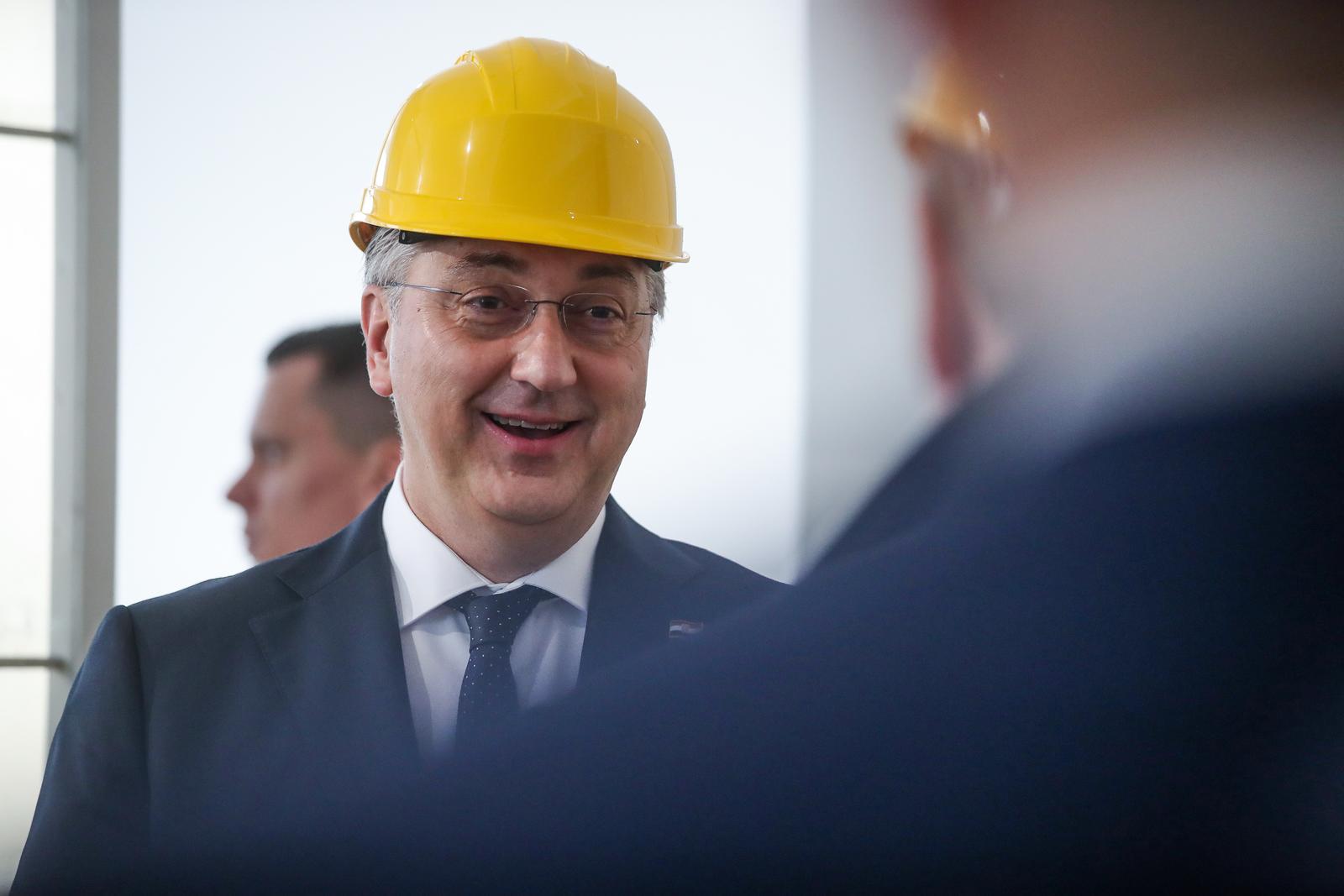 11.03.2024., Zagreb - Predsjednik Vlade Andrej Plenkovic obisao je gradiliste zgrade Medicinskog fakulteta Sveucilista u Zagrebu. Photo: Slavko Midzor/PIXSELL
