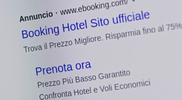 The home page of the online reservation platform Booking.com is pictured on the screen of a computer on June 10, 2021 in Milan.
 The online reservation platform Booking.com is suspected of having avoided 150 million euros ($182 million) in value-added tax in Italy, financial police in Genoa said on June 10, 2021.,Image: 615088437, License: Rights-managed, Restrictions: , Model Release: no, Credit line: MIGUEL MEDINA / AFP / Profimedia