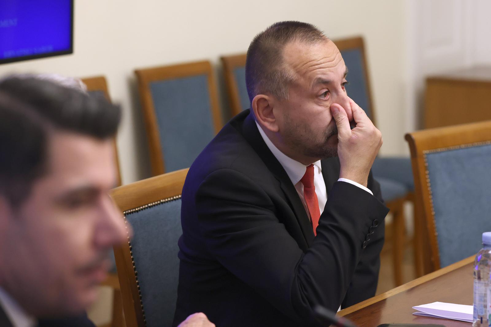 17.01.2024., Zagreb - U Saboru je pocela 73. sjednica Odbora za pravosudje na kojoj ce kandidati za GDO predstaviti programe i odgovarati na pitanja clanova Odbora i zainteresiranih zastupnika.
 Photo: Patrik Macek/PIXSELL