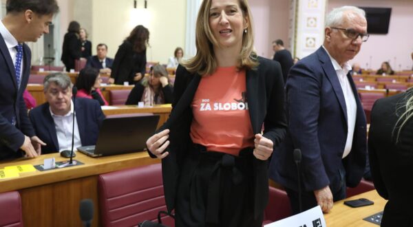 28.02.2024., Zagreb - Sabor 21. sjednicu nastavlja glasovanjem o podnesenim amandmanima i raspravljenim tockama dnevnog reda, medju kojima je i oporbeni prijedlog za raspustanje Sabora.
 Photo: Patrik Macek/PIXSELL