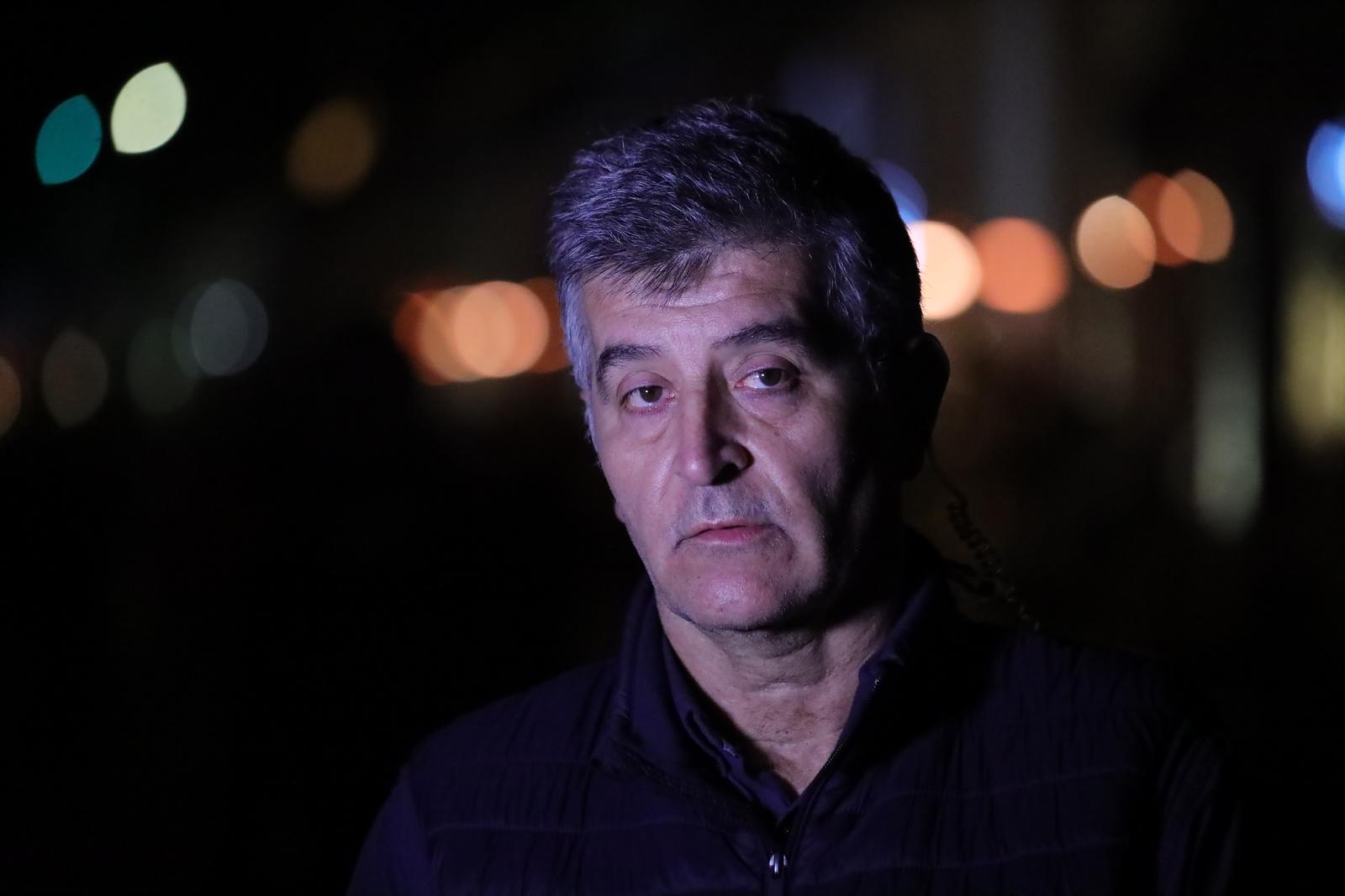 02, January, 2022, Belgrade - The father of the missing young man Matej Peris from Split, Nenad Peris, a famous water polo judge in front of the Gothic club in Beton Hall, where his son was last seen. Nenad Peris. Photo:Milan Maricic/ATAImages

02, januar, 2022, Beograd  - Otac nestalog Splicanina Mateja Perisa, Nenad Peris, poznati vaterpolo sudija ispred kluba Gotik u Beton hali, gde je njegov sin poslednji put vidjen. Photo: Milan Maricic/ATAImages Photo: Milan Maricic/ATAImages/PIXSELL