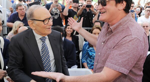 26 Feb 2016 - Los Angeles - USA

*** NOT AVAILABLE FOR ITALY ***

** EXCLUSIVE ALL ROUND PICTURES **

Quentin Tarantino with Italian composer Ennio Morricone as he receives a star on the Walk of Fame in Los Angeles,Image: 275554567, License: Rights-managed, Restrictions: ** EXCLUSIVE ALL ROUND PICTURES **  NOT AVAILABLE FOR ITALY - PLEASE CREDIT AS PER BYLINE *UK CLIENTS - PLEASE PIXELATE CHILDS FACE BEFORE PUBLICATION **UK CLIENTS MUST CALL PRIOR TO TV OR ONLINE USAGE PLEASE TELEPHONE 44 208 344 2007**, Model Release: no, Pictured: XPOSURE_MORRICONE_TARANTI, Credit line: XPOSUREUK / Backgrid UK / Profimedia