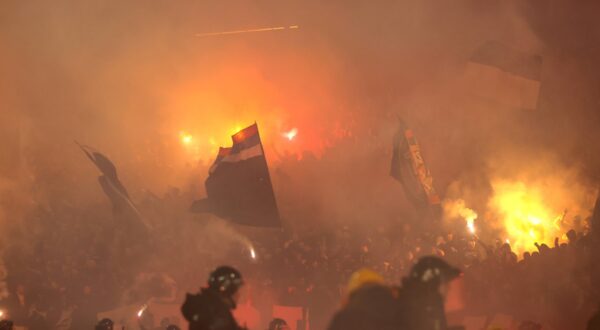 CRVENA ZVEZDA vs PARTIZAN GROBARI SUPPORTERS football Crvena zvezda vs Partizan National championship Serbian Superleague at Rajko Mitic stadium, Belgrade, 09.03.2024. Foto: FOOTBALL, SUPERLEAGUE NATIONAL CHAMPIONSHIP, CRVENA ZVEZDA, RED STAR, PARTIZAN Belgrade Rajko Mitic stadium Serbia Copyright: xMarkoxMetlas/xMNxPressx,Image: 855815959, License: Rights-managed, Restrictions: Credit images as "Profimedia/ IMAGO", Model Release: no, Credit line: Marko Metlas / imago sportfotodienst / Profimedia