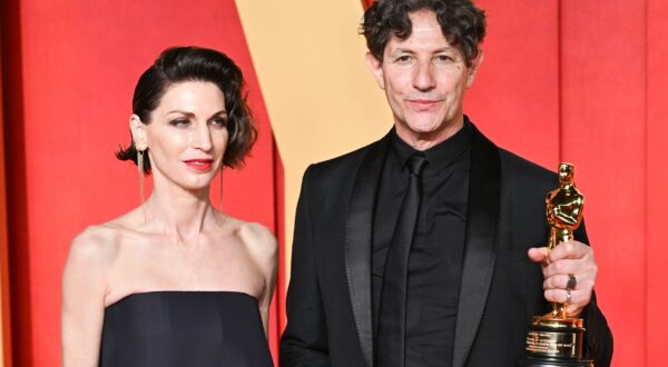 Rachel Penfold and Jonathan Glazer arriving at the Vanity Fair Oscar Party, Wallis Annenberg Center for the Performing Arts. Credit: Doug Peters/EMPICS,Image: 855857814, License: Rights-managed, Restrictions: , Model Release: no, Credit line: Doug Peters / PA Images / Profimedia