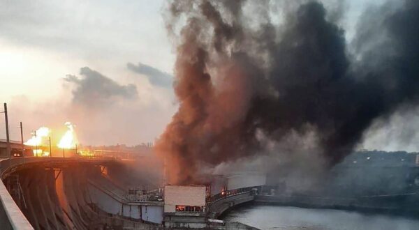 Putin's army strikes Ukraine in the biggest attack to date on its energy infrastructure: multiple cities targeted in a coordinated assault by kamikaze drones and missiles, Dnipro Hydroelectric Power Plant hit (pictured),Image: 858719893, License: Rights-managed, Restrictions: ***
HANDOUT image or SOCIAL MEDIA IMAGE or FILMSTILL for EDITORIAL USE ONLY! * Please note: Fees charged by Profimedia are for the Profimedia's services only, and do not, nor are they intended to, convey to the user any ownership of Copyright or License in the material. Profimedia does not claim any ownership including but not limited to Copyright or License in the attached material. By publishing this material you (the user) expressly agree to indemnify and to hold Profimedia and its directors, shareholders and employees harmless from any loss, claims, damages, demands, expenses (including legal fees), or any causes of action or allegation against Profimedia arising out of or connected in any way with publication of the material. Profimedia does not claim any copyright or license in the attached materials. Any downloading fees charged by Profimedia are for Profimedia's services only. * Handling Fee Only 
***, Model Release: no, Credit line: east2west news / WillWest News / Profimedia