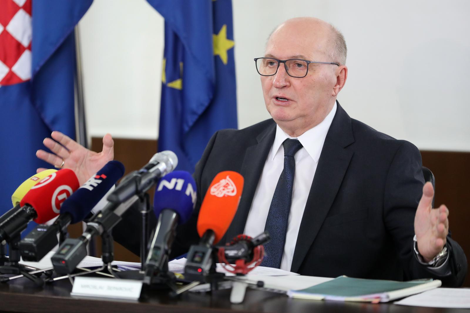 06.02.2024.,Zagreb - Predsjednik Ustavnog suda Miroslav Separovic  odrzao je konferenciju za medije Photo: Jurica Galoic/PIXSELL