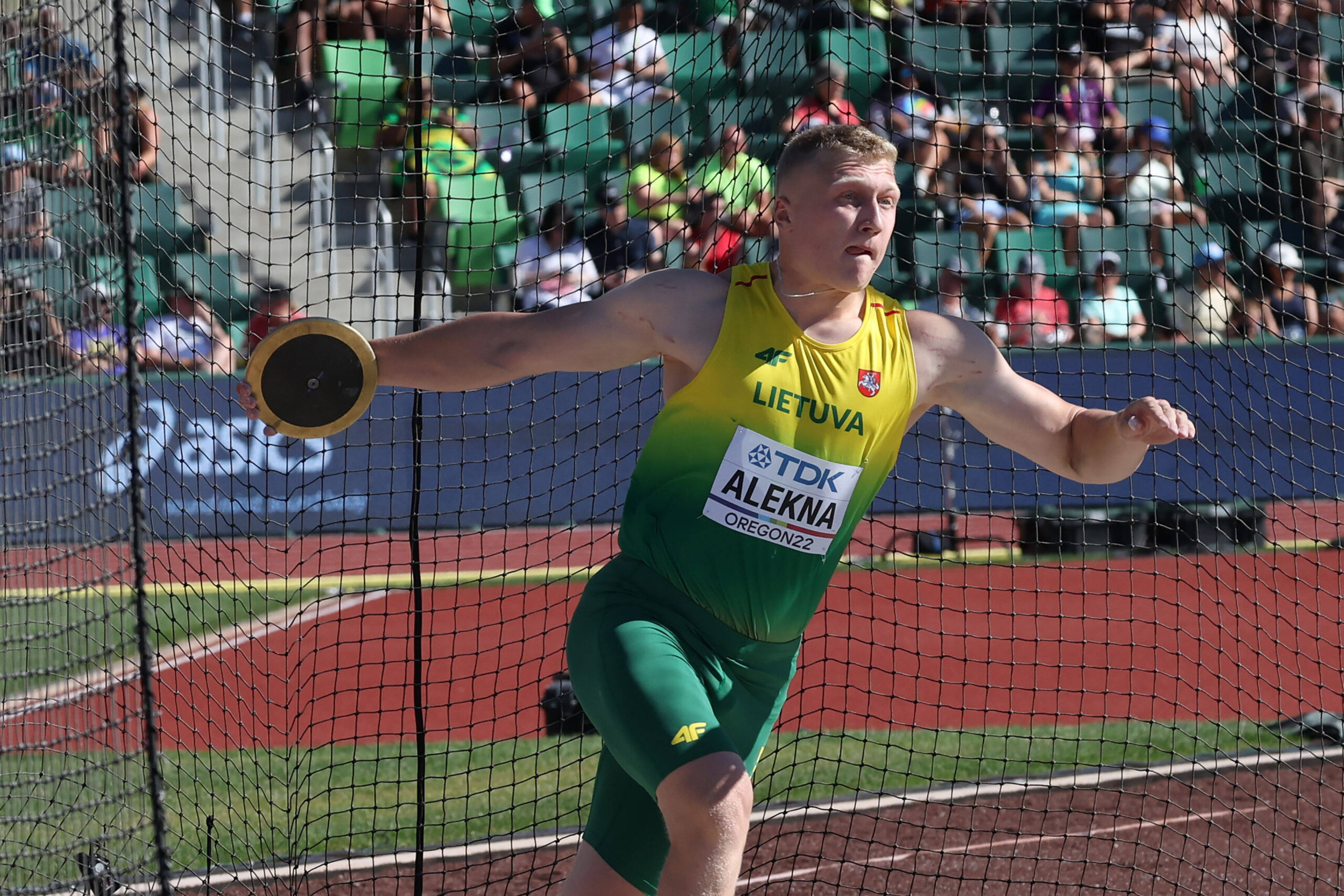 WM 2022 Oregon , Eugene USA, World Athletics, Leichtathletik, athletics, Track and Field, World athletics Championships 2022 Oregon Leichtathletik WM 2022 Oregon 15-.07-24..07..2022, Hayward field Eugene, Oregon, Diskuswurf männer Qualifikation, Alekna Mykolas Litauen *** World Championships 2022 Oregon , Eugene USA, World Athletics, athletics, track and field, World athletics Championships 2022 Oregon Athletics World Championships 2022 Oregon 15 07 24 07 2022, Hayward field Eugene, Oregon, discus throw men qualification, Alekna Mykolas Lithuania