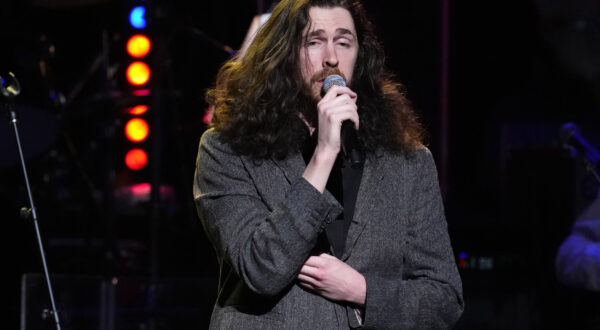 Hozier performs at the 8th annual Love Rocks NYC concert benefiting God's Love We Deliver at the Beacon Theatre on Thursday, March 7, 2024, in New York. (Photo by Charles Sykes/Invision/AP)