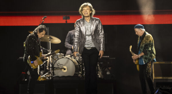 Mick Jagger of the Rolling Stones performs during the first night of the US leg of their "Hackney Diamonds" tour on Sunday, April 28, 2024, in Houston. (Photo by Amy Harris/Invision/AP)