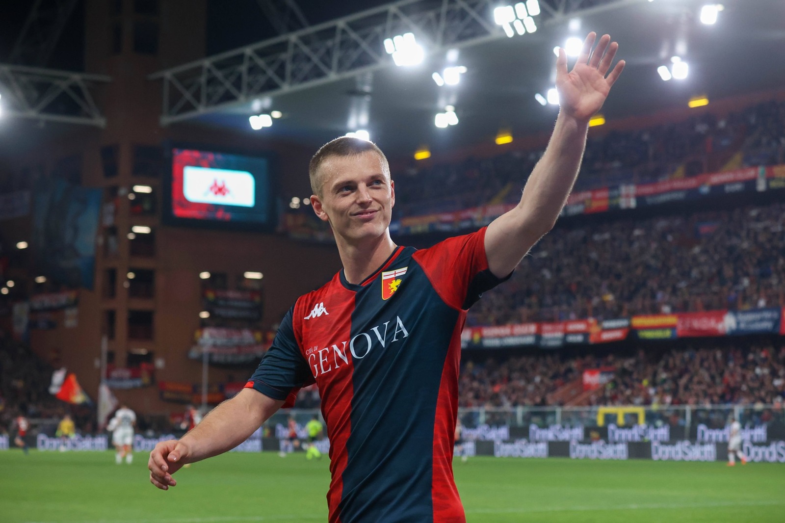 Serie B, day 34, Stadio Ferraris, Genova, Genoa - Cagliari, in the photo: Albert Gudmundsson during Genoa CFC vs Cagliari Calcio, Italian soccer Serie A match in Genoa, Italy, April 29 2024 Copyright: xGabrielexSiri/IPAxSportx/xipa-agx/xx IPA_45585297 IPA_Agency_IPA45585297,Image: 868969183, License: Rights-managed, Restrictions: PUBLICATIONxNOTxINxITA, Credit images as "Profimedia/ IMAGO", Model Release: no, Credit line: Gabriele Siri/IPA Sport / ipa-ag / imago sportfotodienst / Profimedia
