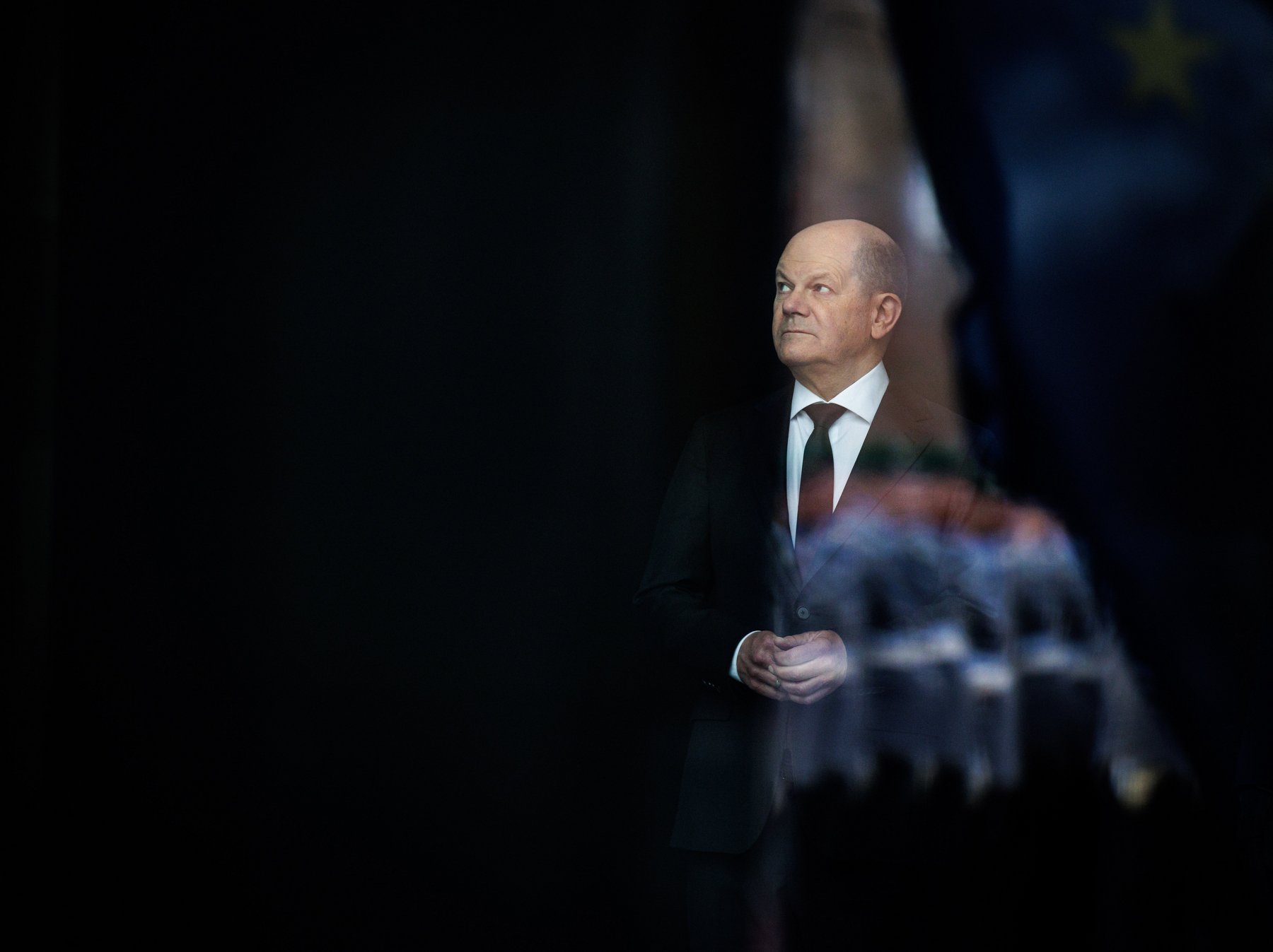 Olaf Scholz, Federal Chancellor, recorded during a press conference at the Federal Chancellery in Berlin, 27 March 2024,Image: 862240991, License: Rights-managed, Restrictions: , Model Release: no, Credit line: Juliane Sonntag/photothek.de / imageBROKER / Profimedia
