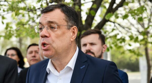 01.04.2024., Zagreb - Konferencija za medije koalicije stranaka Fokus i Republika na Zet okretistu Dubrava. Davor Nadji, Damir Bajs Photo: Josip Regovic/PIXSELL